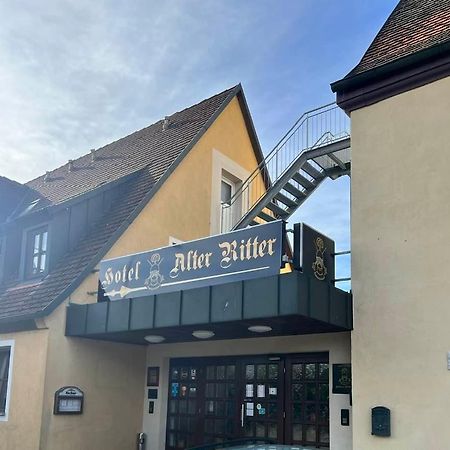 Hotel-Gasthof "Alter Ritter" Rothenburg ob der Tauber Buitenkant foto